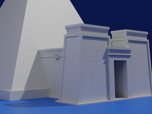 nubian pyramid 3D Model