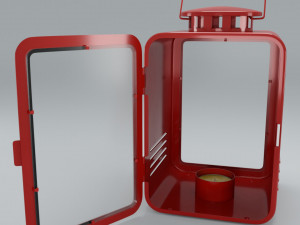 garden lantern with candle 3Dモデル