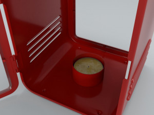 garden lantern with candle 3Dモデル