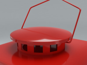 garden lantern with candle 3Dモデル