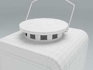 garden lantern with candle 3Dモデル