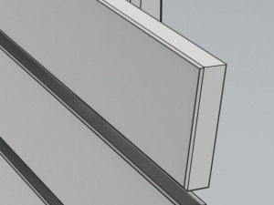 wooden bench 3Dモデル