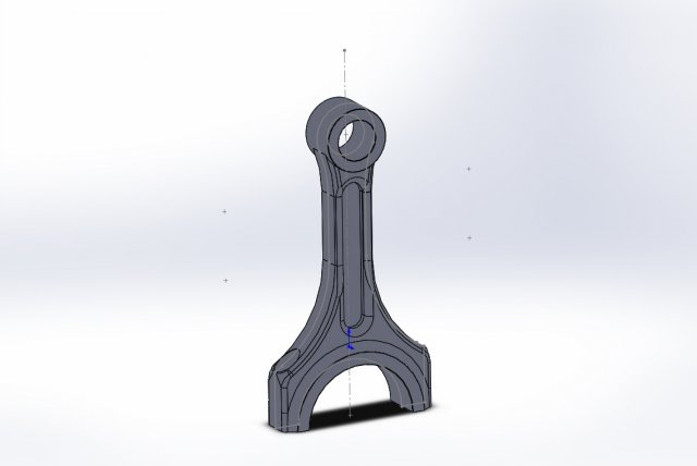 connecting rod 3D-Modell .c4d .max .obj .3ds .fbx .stl .blend 