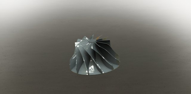 turbine impeller Modello 3D .c4d .max .obj .3ds .fbx .stl .blend 