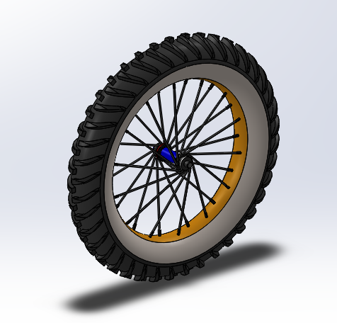 bicycyle front wheel Modelo 3D .c4d .max .obj .3ds .fbx .stl .blend 
