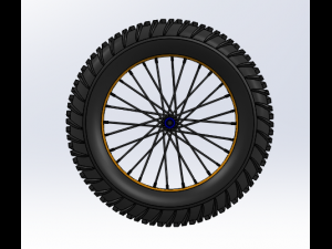 bicycyle front wheel Modelo 3D