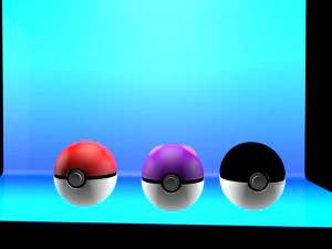 pokeball Modello 3D