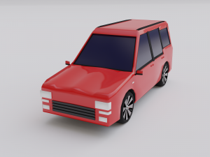 cartoon car 3D 模型