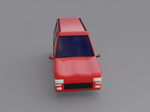 cartoon car 3D 模型