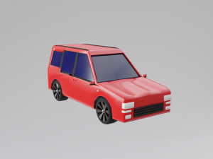 cartoon car 3D 模型