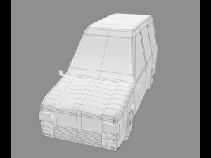 cartoon car 3D 模型