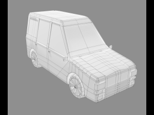 cartoon car 3D 模型