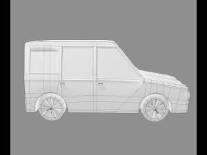 cartoon car 3D 模型