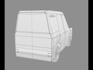 cartoon car 3D 模型