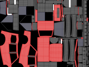 cartoon car 3D 模型