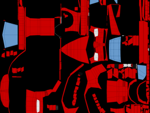 red car lowpoly 3D Model