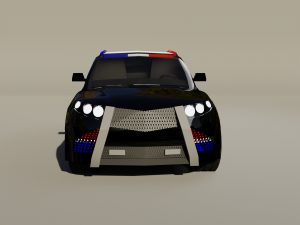 police car 3Dモデル