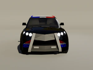 police car 3D Model