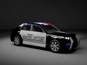 police car 3D Model