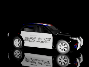 police car 3Dモデル
