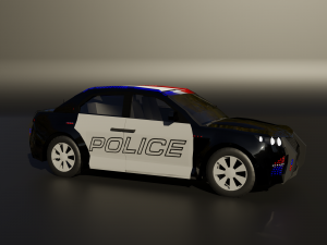 police car 3Dモデル