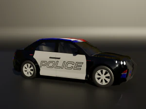 police car 3D Model
