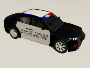 police car 3D Model