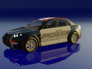 police car 3D Model