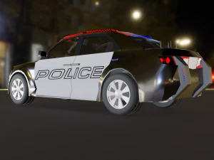 police car 3D Model