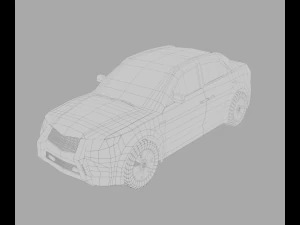 police car 3D Model