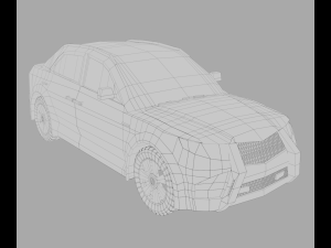 police car 3Dモデル