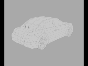 police car 3Dモデル