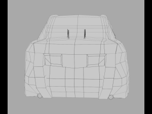police car 3Dモデル