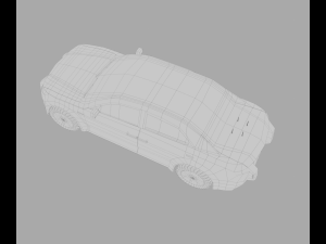 police car 3Dモデル