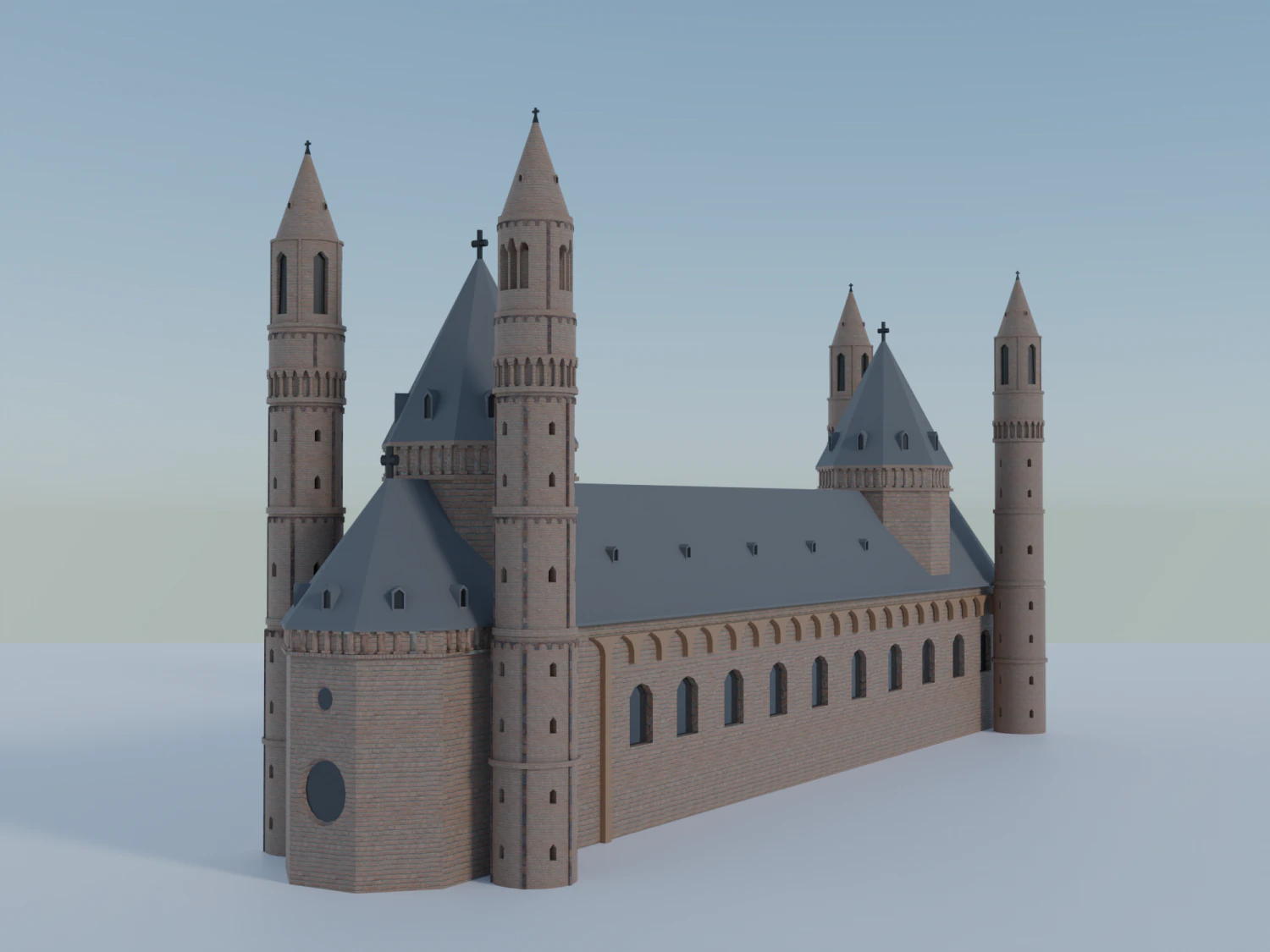 worms cathedral 3D Model .c4d .max .obj .3ds .fbx .stl .blend 