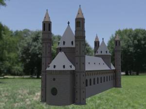 worms cathedral Modelo 3D