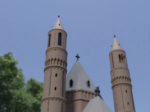 worms cathedral 3D Model