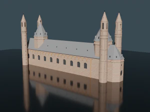 worms cathedral 3D Model