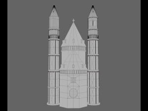 worms cathedral Modelo 3D
