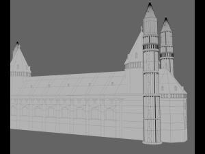 worms cathedral Modelo 3D