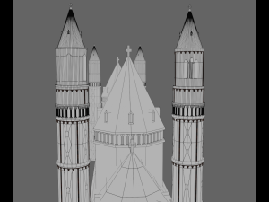 worms cathedral Modelo 3D