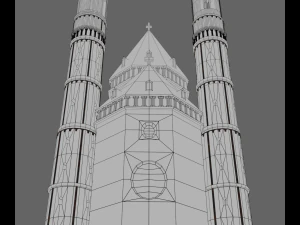 worms cathedral 3D Model
