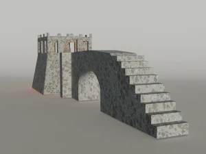 antica torre Modello 3D