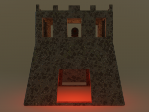 ancient tower 3D 模型