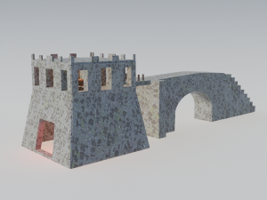 ancient tower 3D 模型