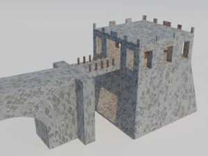 ancient tower 3D 模型