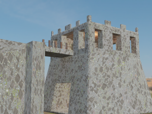 ancient tower 3D 模型