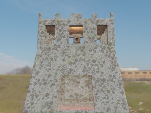 ancient tower 3D 模型