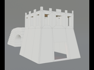 ancient tower 3D 模型