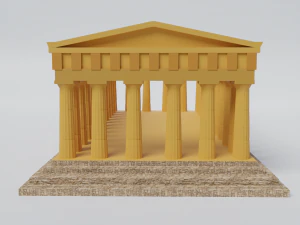 ancient temple 3D Model